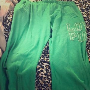 VS “love pink” sweatpants